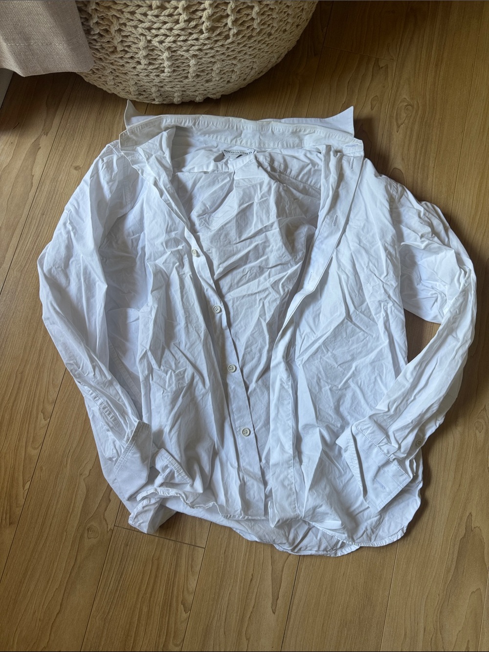 Bottega Veneta White Casual Button-Down Shirt PRE FALL 2020